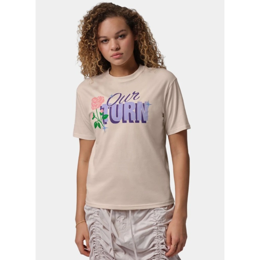 NEW JORDAN GRAPHIC OUR TURN SHORT SLEEVE WOMENS LARGE LIFESTYLE IQ2302-103
